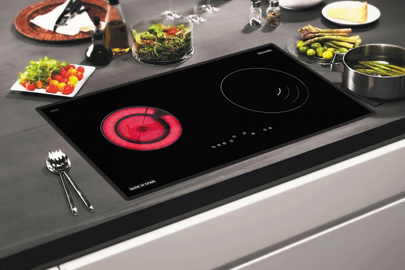Bếp điện kết hợp bếp từ Bosch