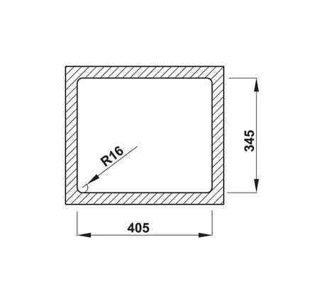 Chậu inox Hafele HS20-SSN1S50