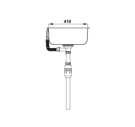 Chậu inox Hafele HS20-SSN2R90S