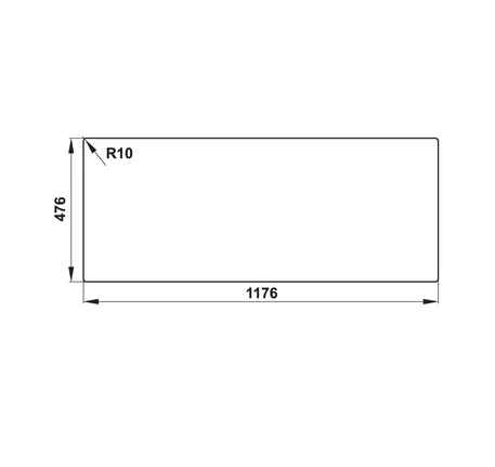 Chậu inox Hafele HS20-SSD2R90