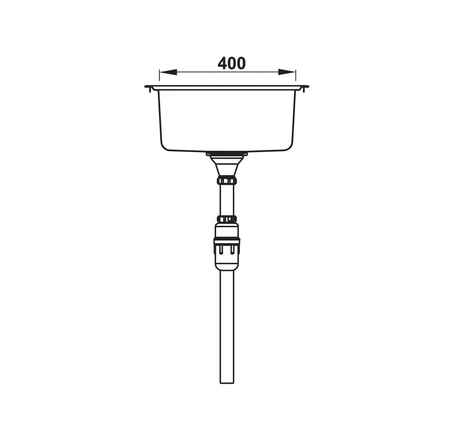 Chậu inox Hafele HS20-SSN2S90L