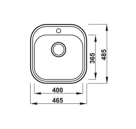 Chậu inox Hafele HS19-SSN1R50