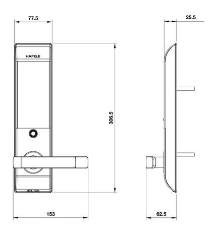 Khóa điện tử Hafele DL7900