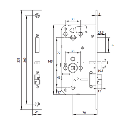 Khóa điện tử PP8100
