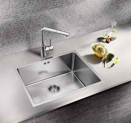 Chậu Blanco inox Quatrus R15 500-IU