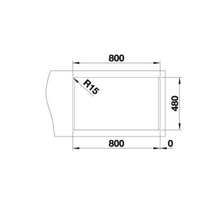 Chậu Blanco inox Lemis XL 8-IF