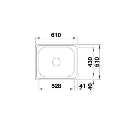 Chậu Blanco inox Plenta 6