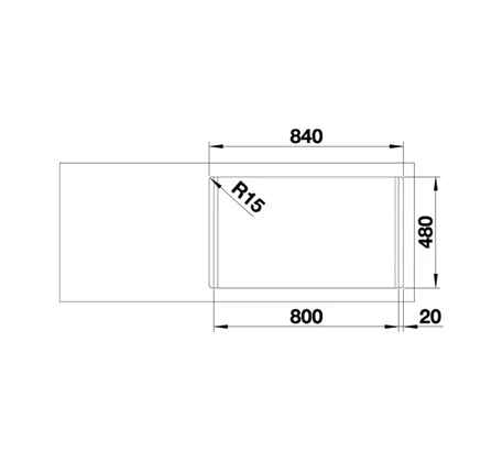 Chậu Blanco inox Dinas 8