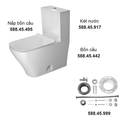 Bồn cầu hai khối Durastyle
