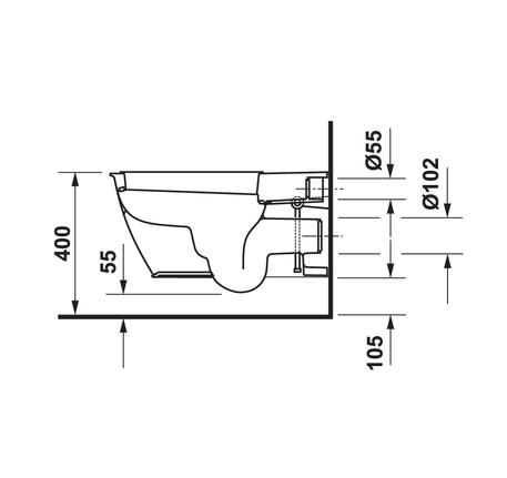 Bồn cầu treo tường Durastyle