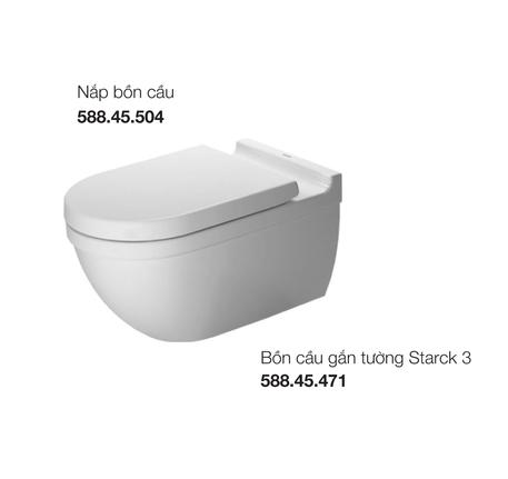 Bồn cầu treo tường Starck 3