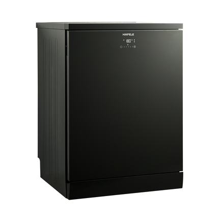 Máy rửa chén độc lập màu đen HDW-F60F