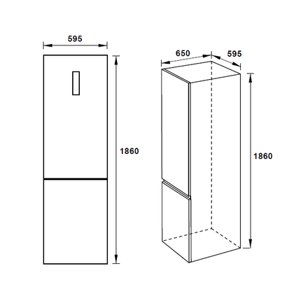 TỦ LẠNH ĐƠN NGĂN ĐÁ DƯỚI H-BF234