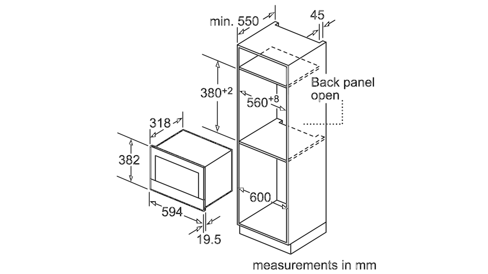 Lò vi sóng âm tủ BOSCH HMH.BFL634GS1B