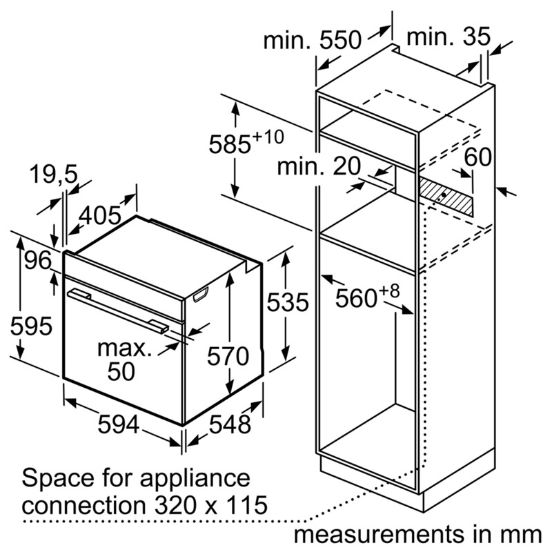 LÒ NƯỚNG BOSCH HBS534BS0B