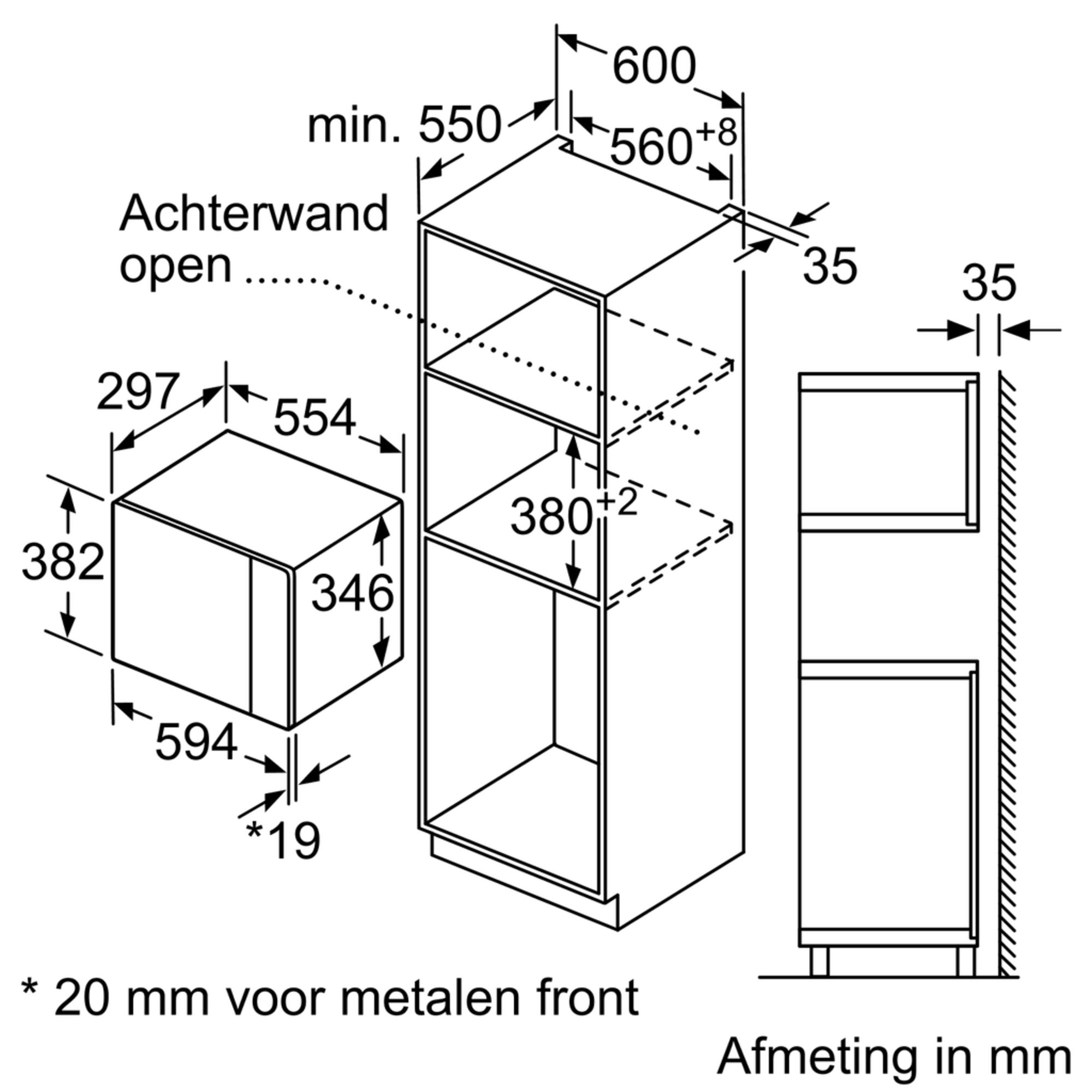 Lò vi sóng âm tủ BOSCH BEL520MS0K
