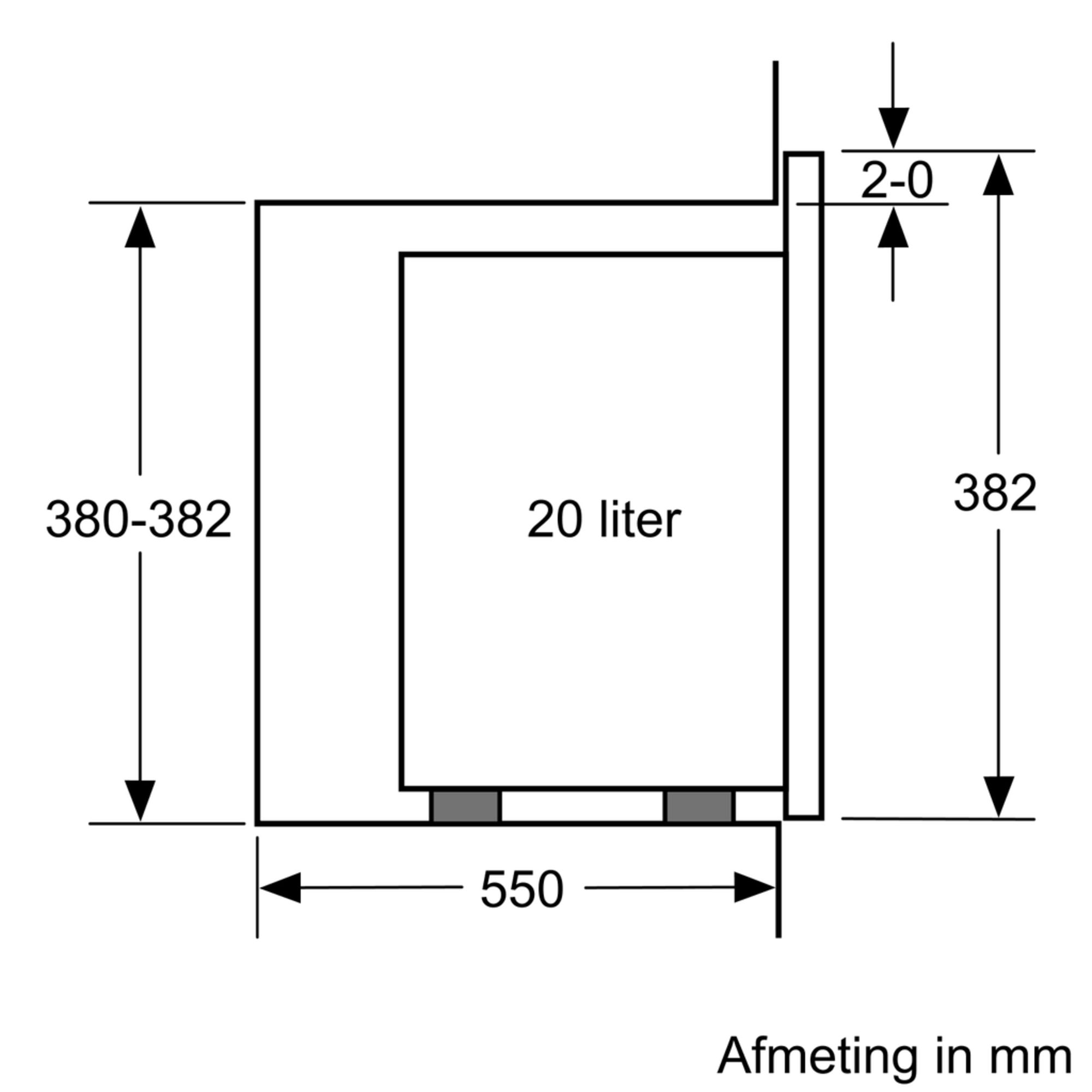 Lò vi sóng âm tủ BOSCH BEL520MS0K