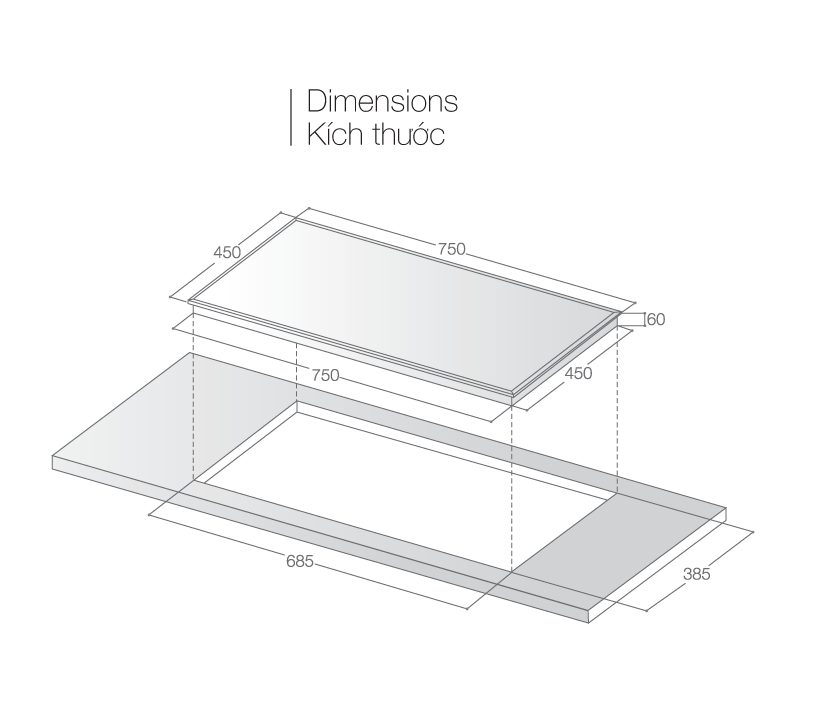 Bếp từ đôi LCI 809S