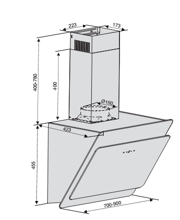 MÁY HÚT MÙI TA 6008C-90CM