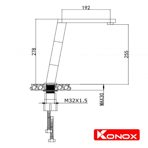 Vòi rửa bát KN1209