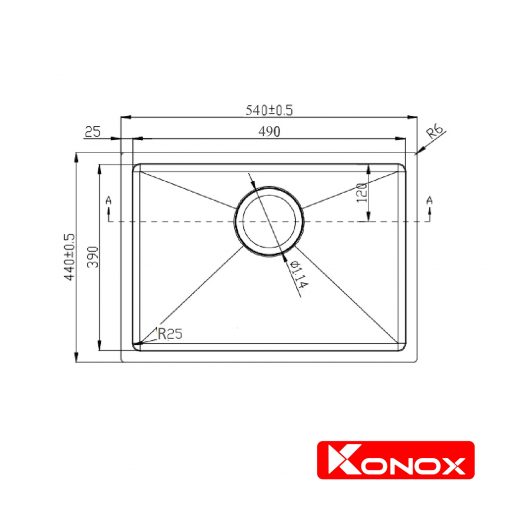 Undermount sink KN5444SU