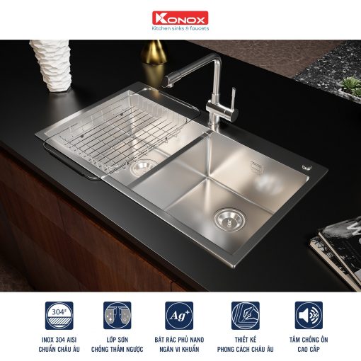 Overmount sink KN8248DOB