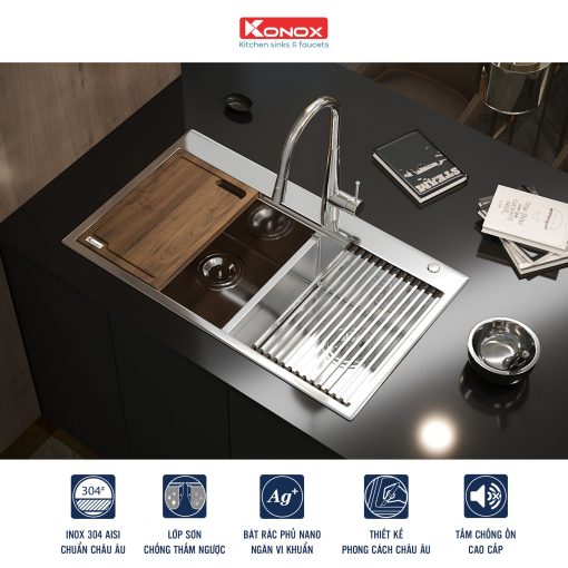 Topmount sink KN8250TD