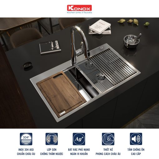Topmount sink KN8850TD