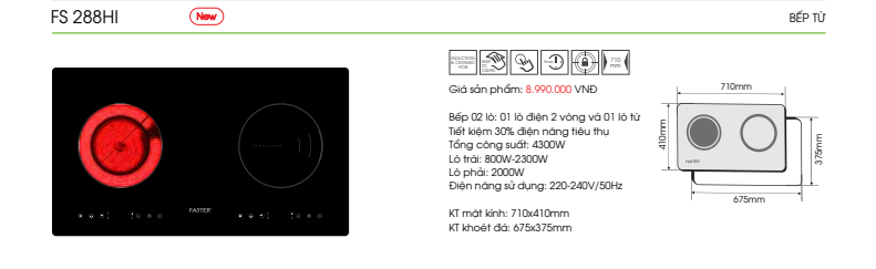 Bếp điện từ FS 288HI