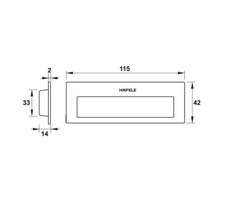 DIY Tay nắm âm inox mờ