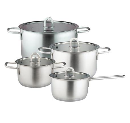 Bộ nồi bếp từ, 3 nồi và 1 nồi tay cầm