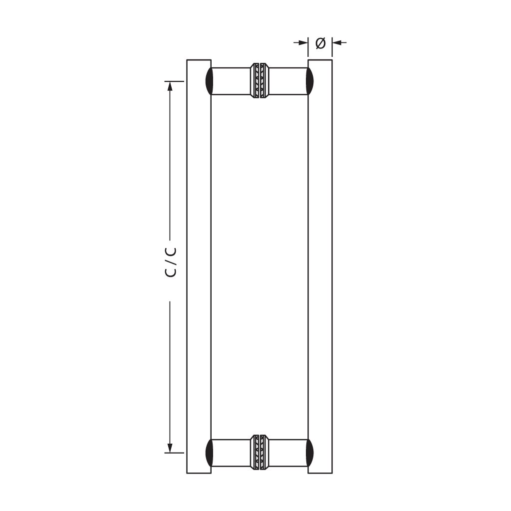 TAY NẮM KÉO CHỮ H 316