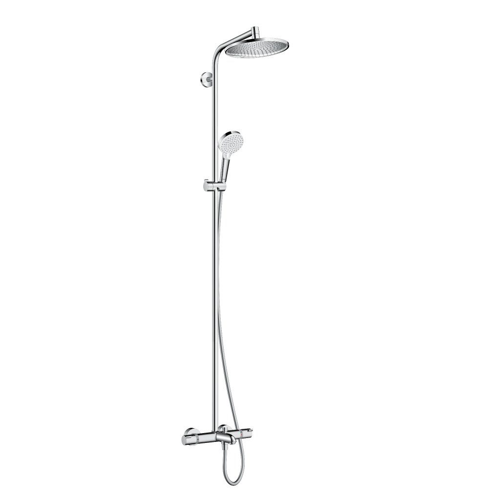 Bộ thanh sen có bộ trộn bồn tắm điều nhiệt Crometta S