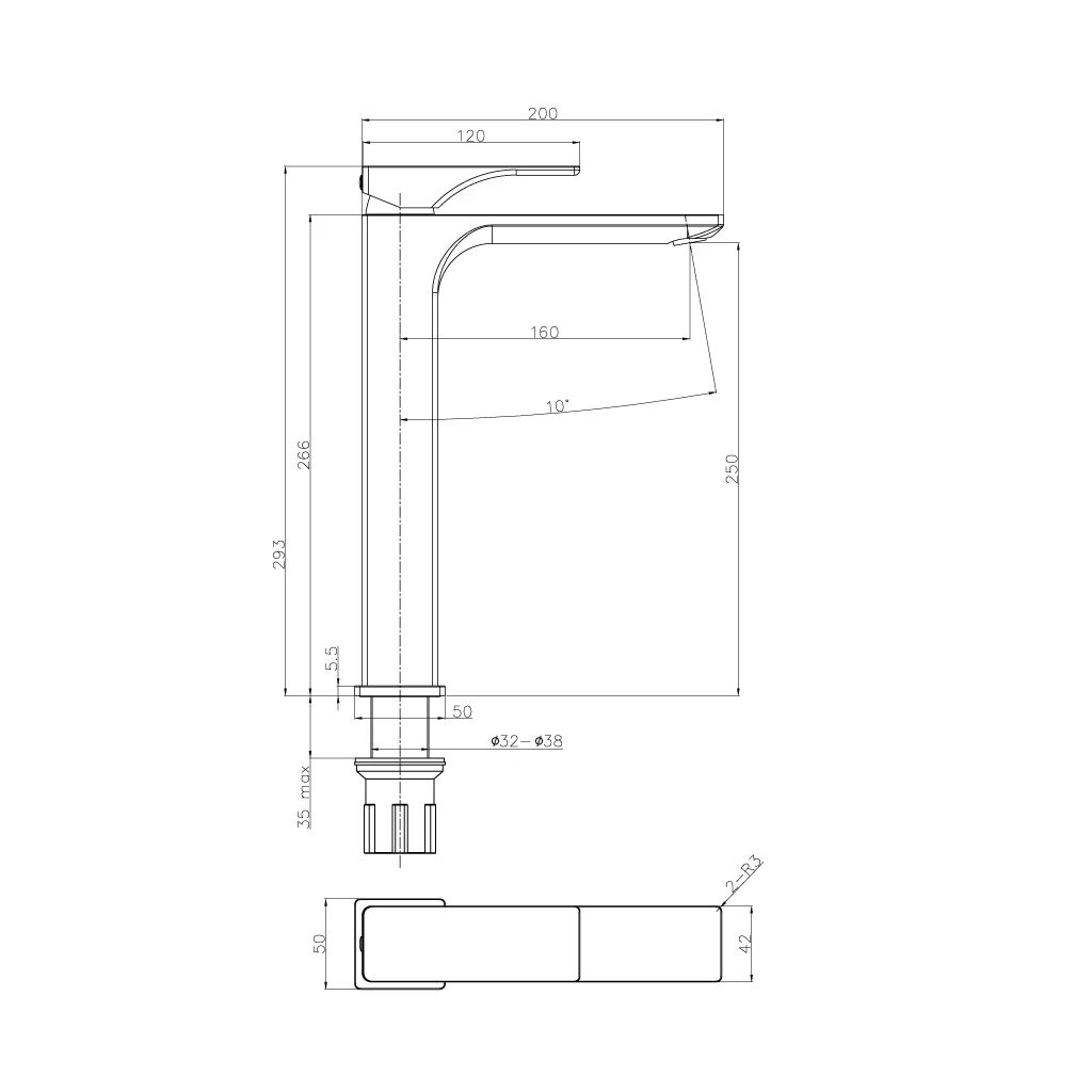 Vòi lavabo Regal 250