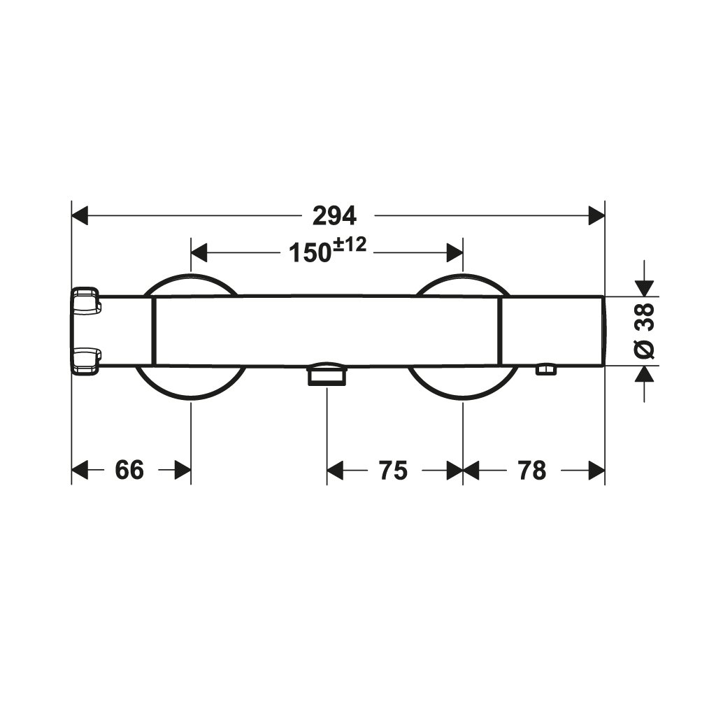 Bộ trộn nổi điều nhiệt 1 đường nước AXOR Citerrio E