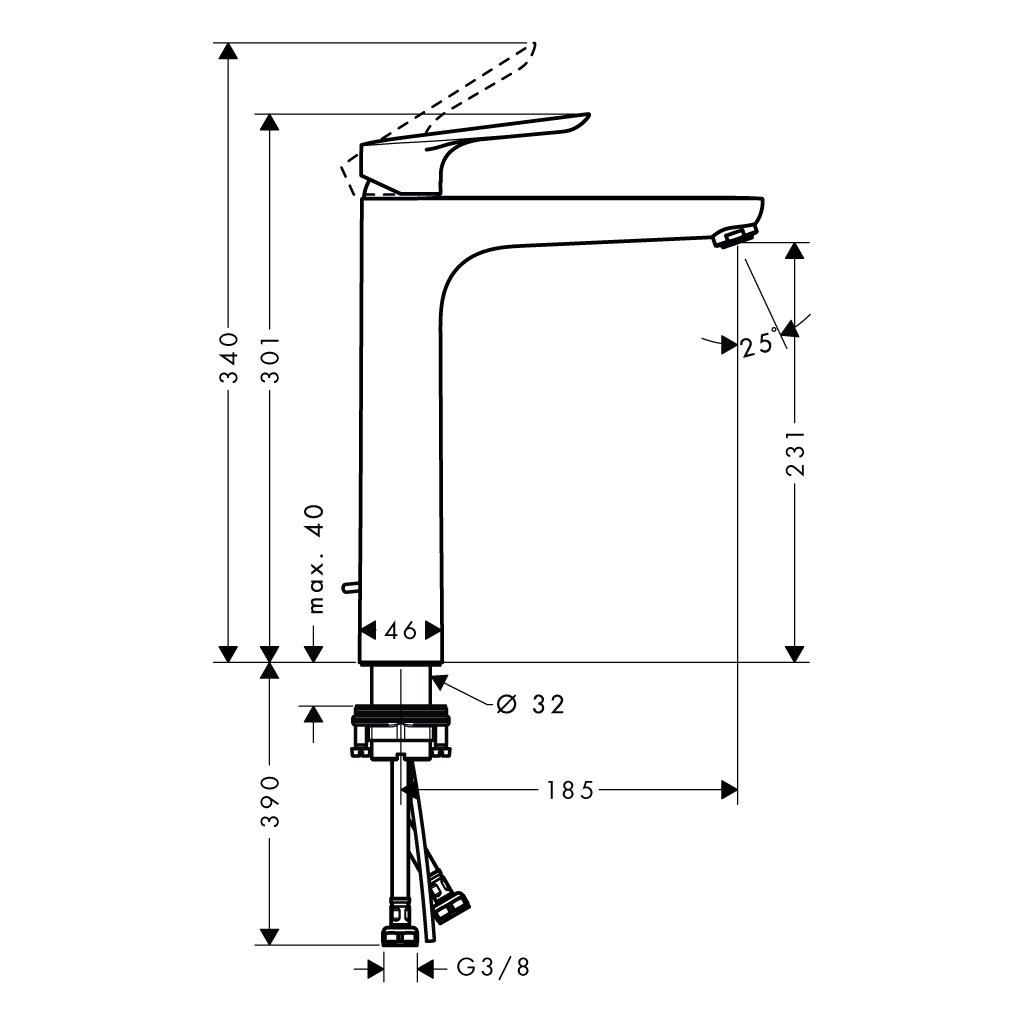 Vòi lavabo Logis E 230
