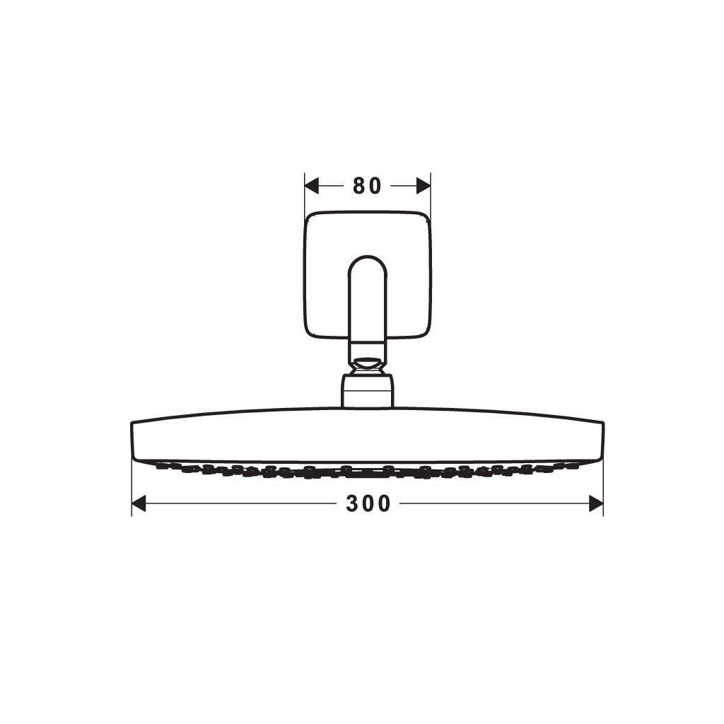 Sen đầu gắn tường Raindance E 300