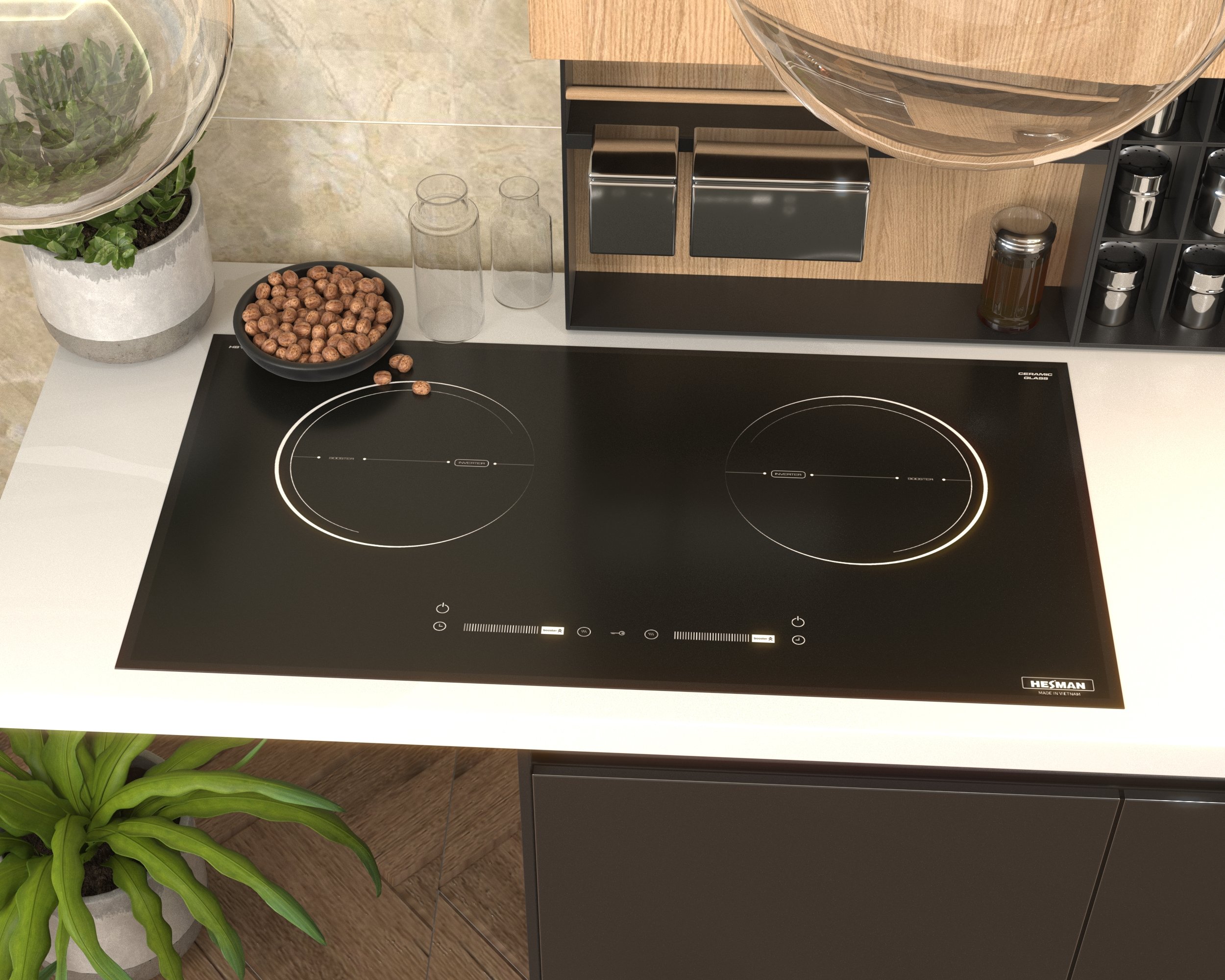 Bếp từ đôi HB1201