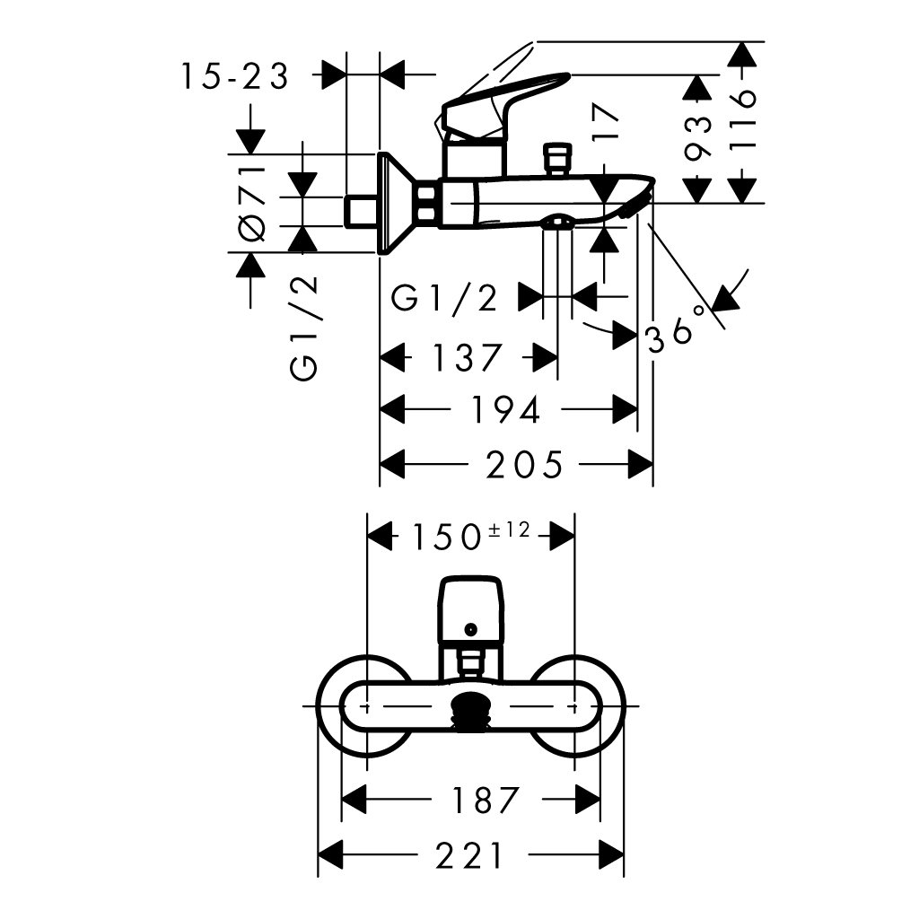 BỘ TRỘN BỒN TẮM LOGIS