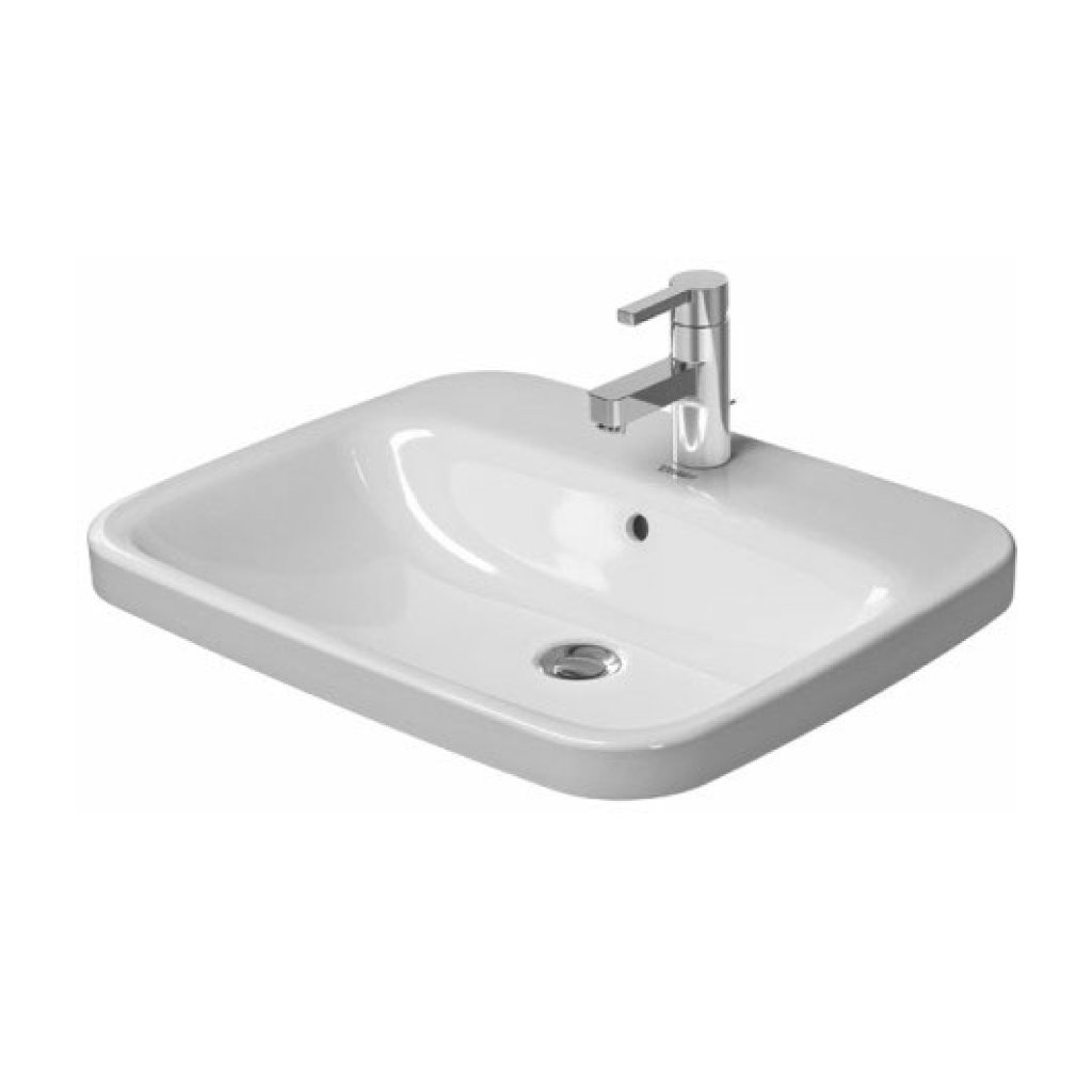 Lavabo vành nổi Durastyle - Có lỗ gắn vòi