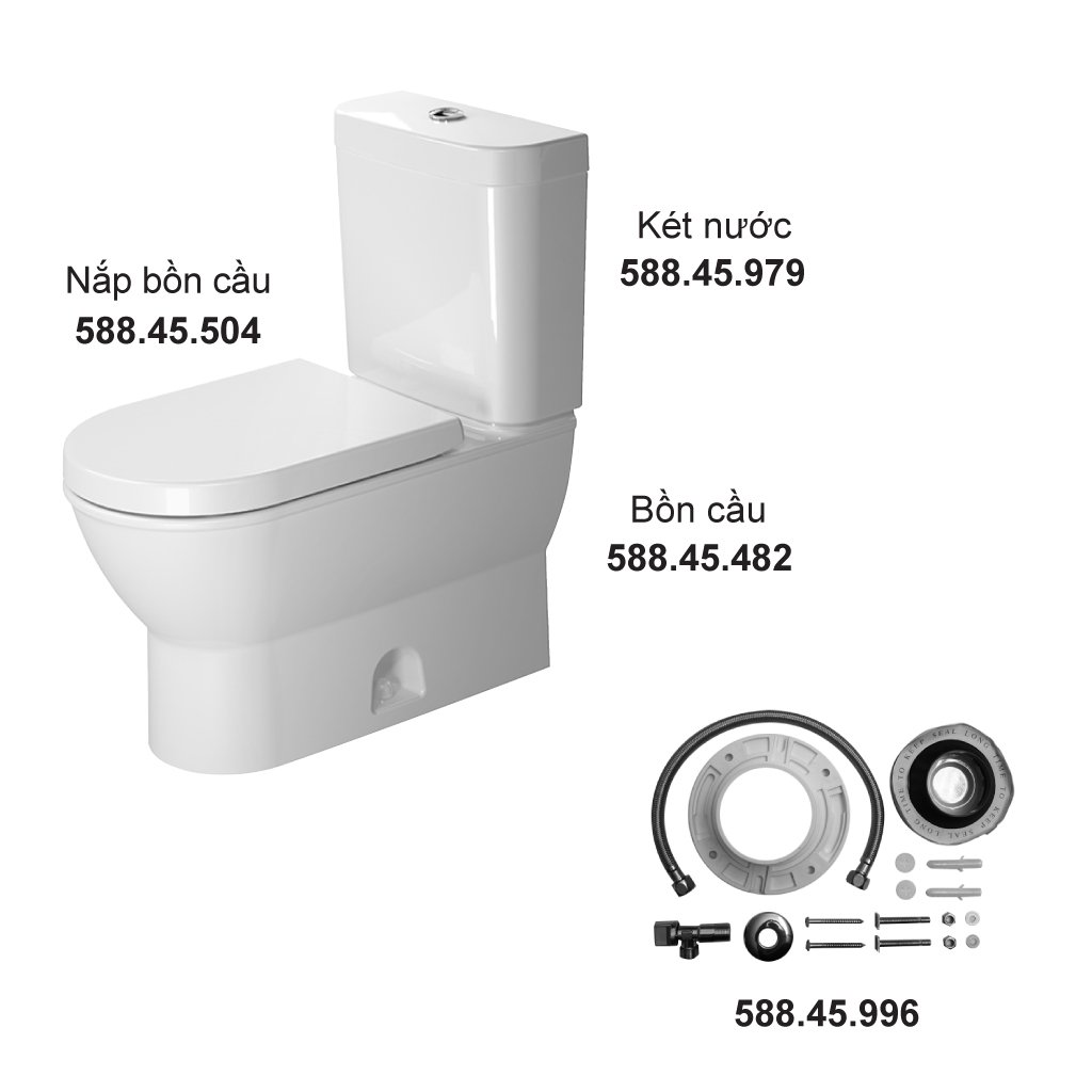 Bồn cầu hai khối Darling New