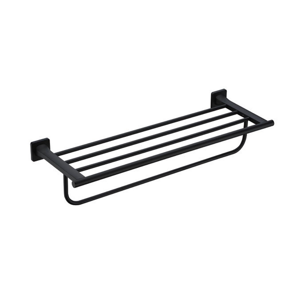 KỆ TREO KHĂN 600MM MÀU ĐEN MỜ