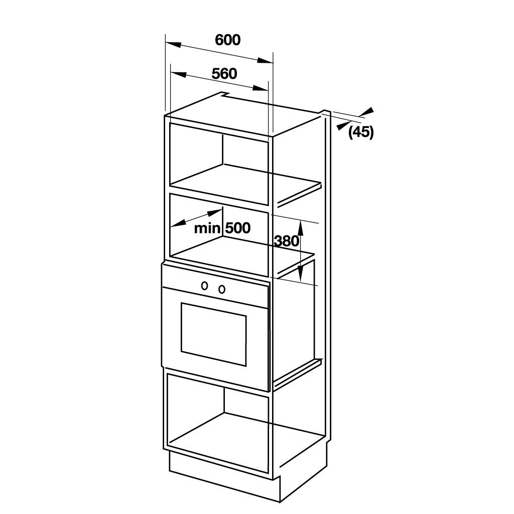 LÒ VI SÓNG KẾT HỢP NƯỚNG ÂM TỦ HM-B38A
