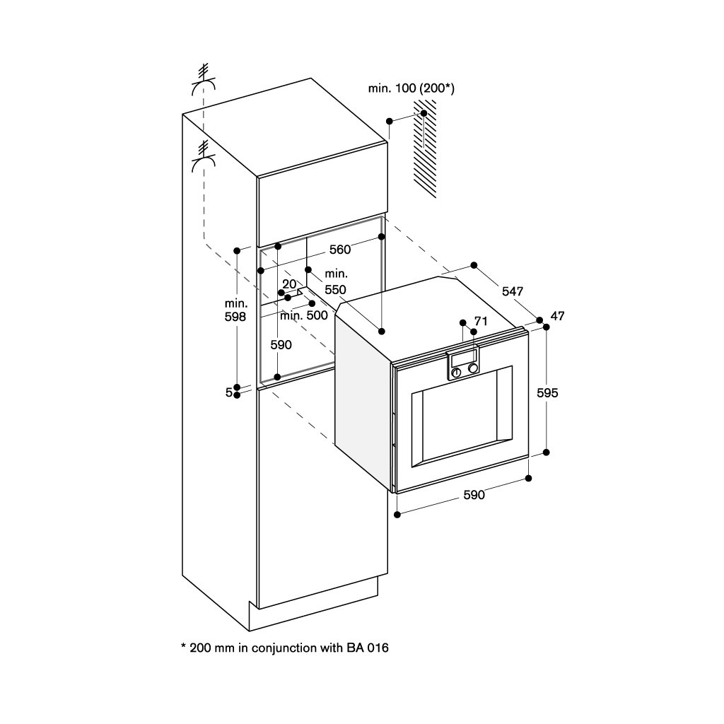 Lò nướng âm tủ GAGGENAU