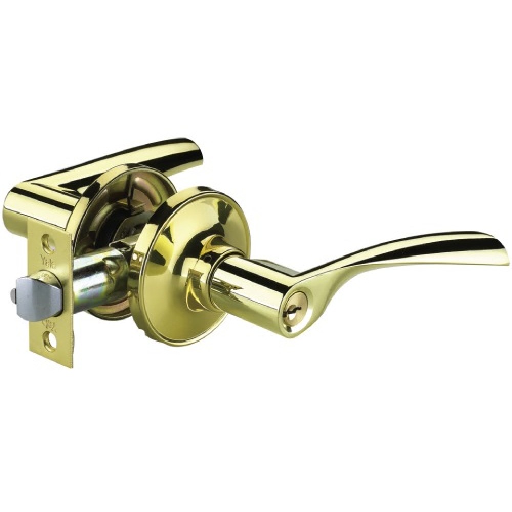 Khóa Tròn Gạt Yale VL5377 US3 Vàng Đồng Cửa Phòng