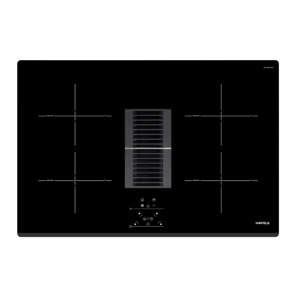Bếp từ kết hợp hút mùi 4 vùng nấu HC-IHH77D