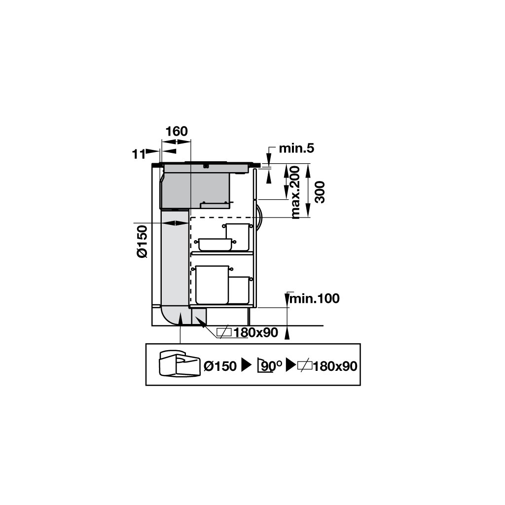 Bếp từ kết hợp hút mùi 4 vùng nấu HC-IHH77D