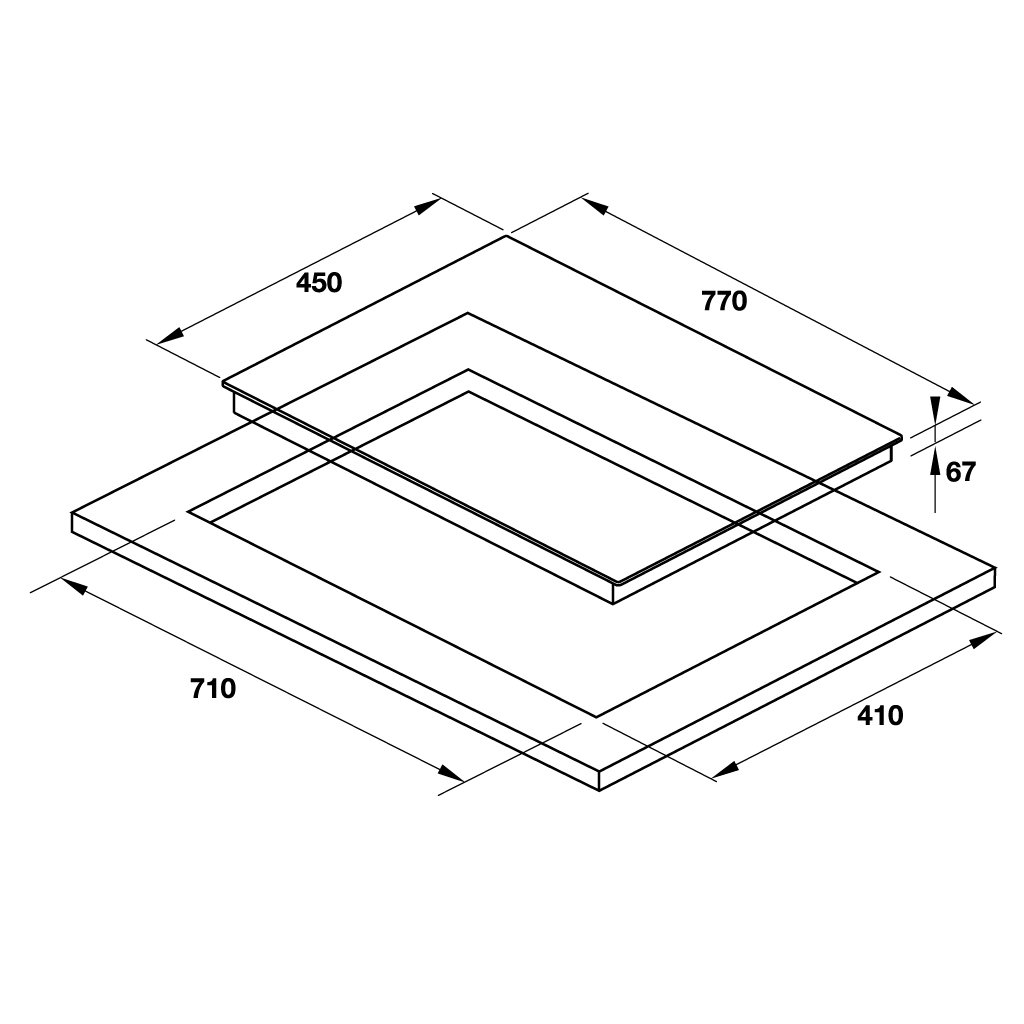 Bếp điện 2 vùng nấu HC-R772D