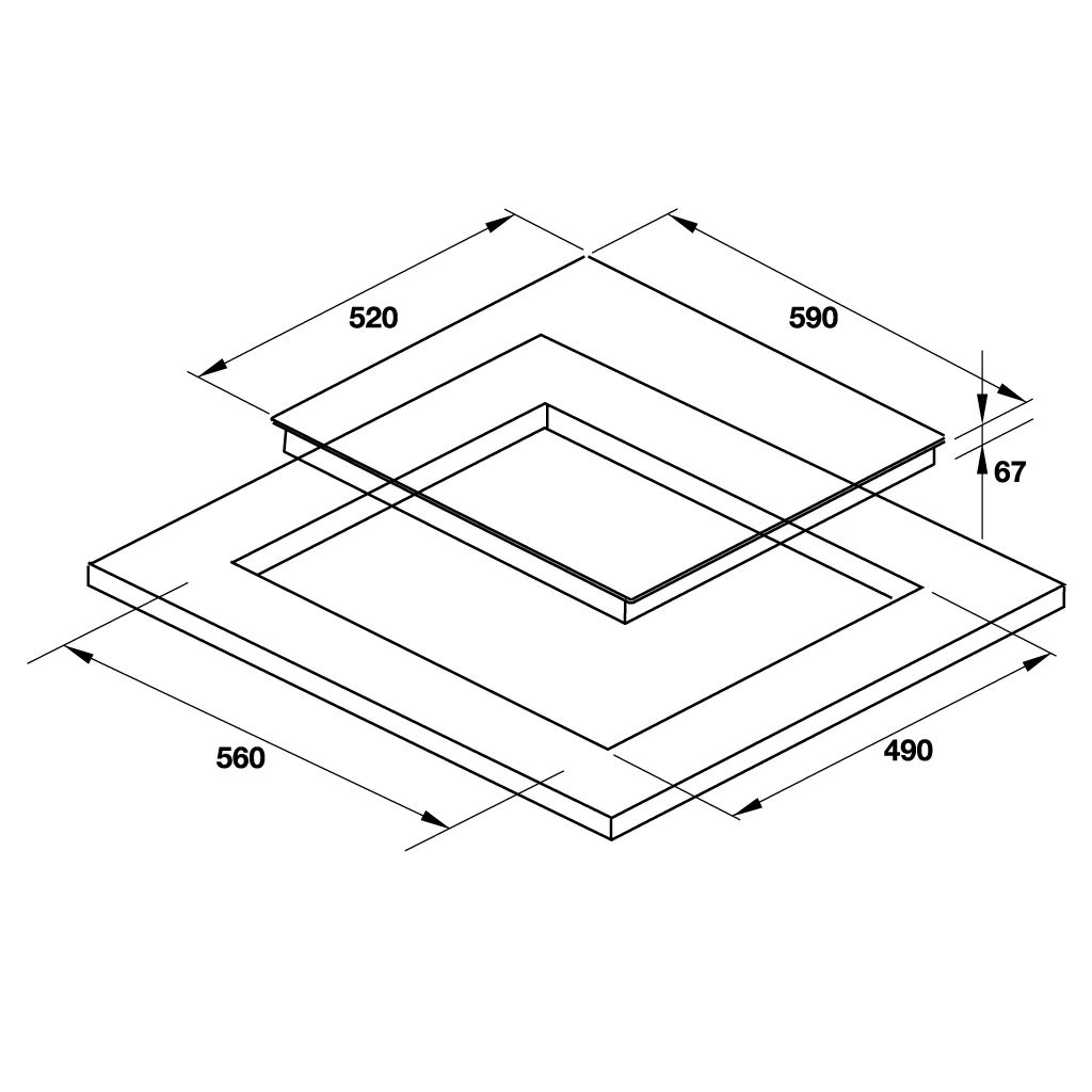 Bếp điện 3 vùng nấu HC-R603D