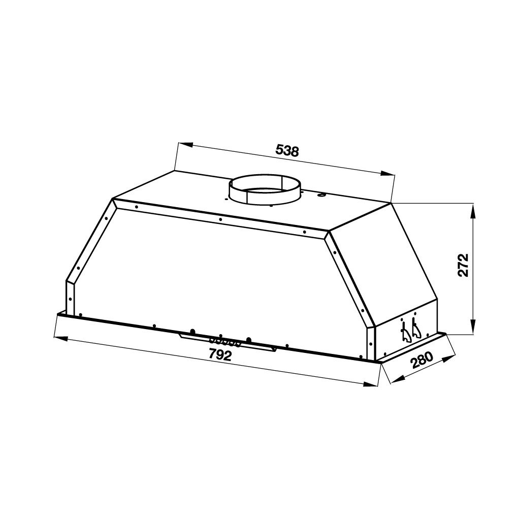 MÁY HÚT MÙI ÂM TỦ HH-BI79A